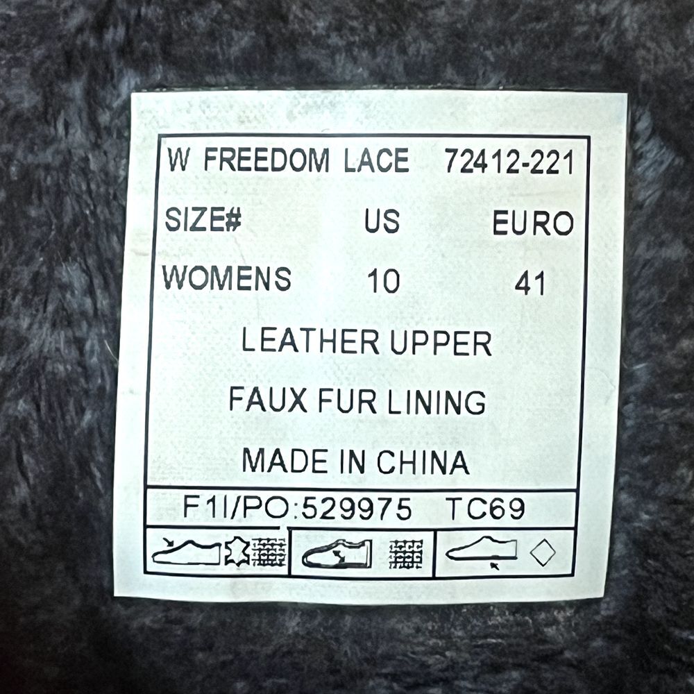 Bogs Freedom Lace Up Insulated Waterproof Leather‎ Boots Brown Womens 10 EU 41 - Picture 11 of 11